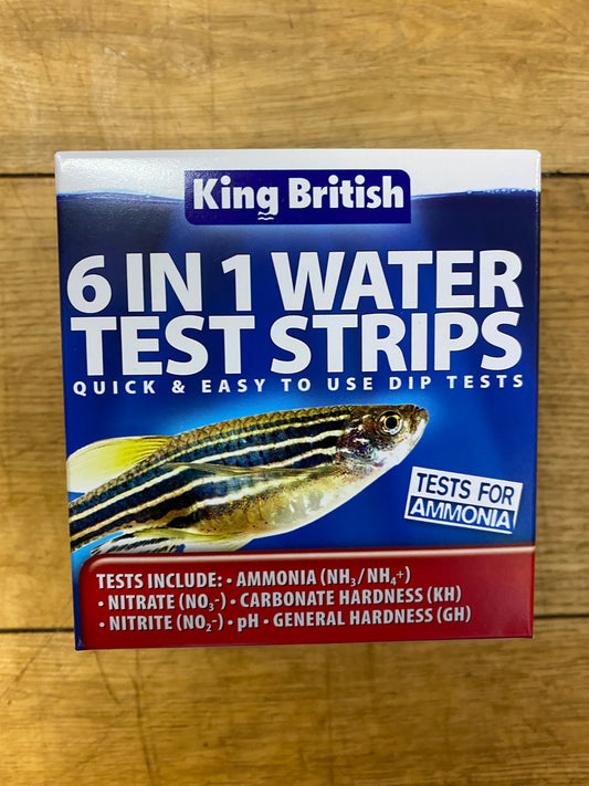 King British 6in1 Test Strips 2x25