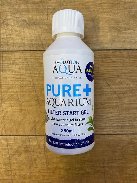 Evolution Aqua Pure + Aquarium Filter Starter Gel 250ml