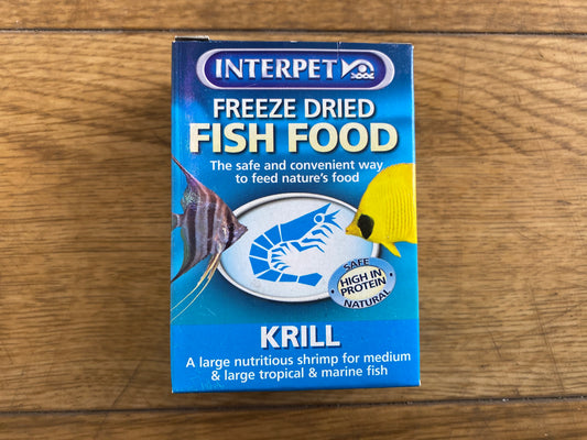 Interpet Freeze Dried Fish Food Krill 5g